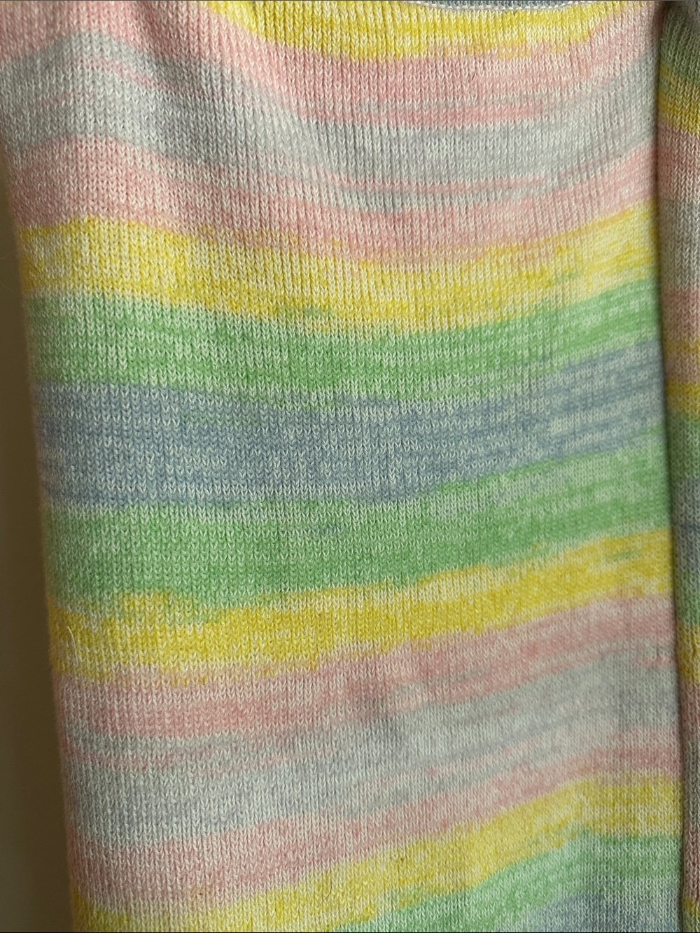 wild fable Pastel Striped V-Neck Knit Dress in Green, Pink, Yellow, Blue, Violet - Picture 5 of 9